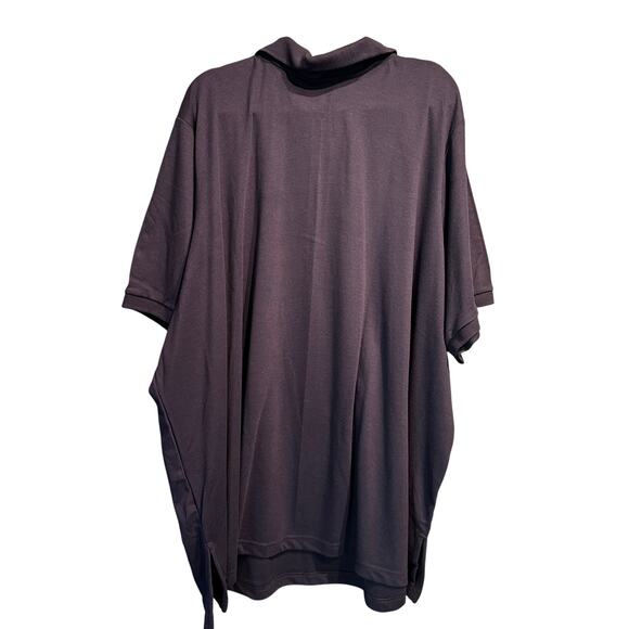 NWT Woman Within Size 5X Navy Polo PolyCotton Blend Easy Care Work Office School - Picture 2 of 11